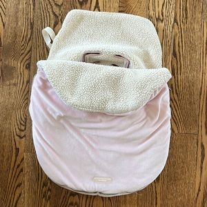 JJ cole infant pink car seat bunting